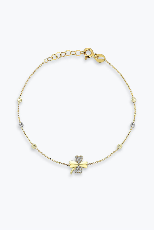 Altın Yonca Bileklik - 3