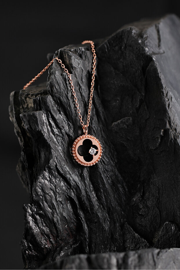 Silver Yonca Kolye - 2