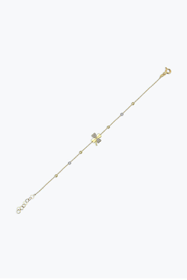 Altın Yonca Bileklik - 4