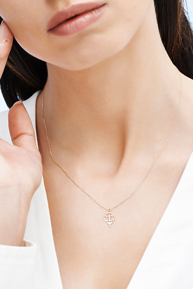 Altın Balon Kolye - 1