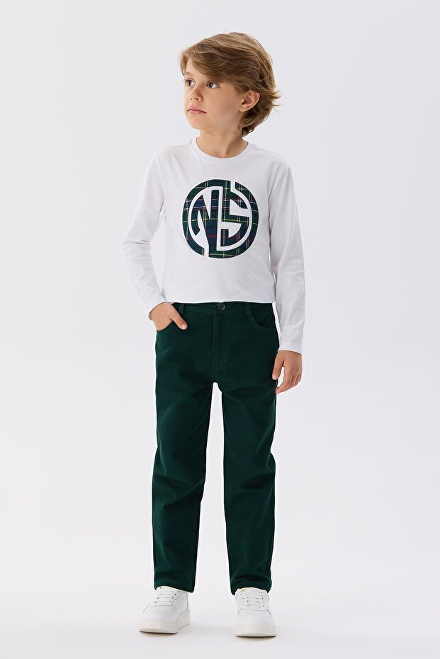 BG Store بنطال أخضر للأولاد