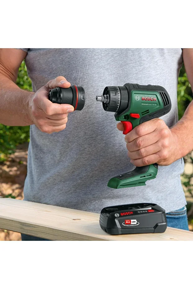 AdvancedImpact 18V-80 QuickSnap Akülü Darbeli Matkap 2x2.5A 06039E2102 - 5