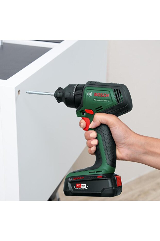 AdvancedImpact 18V-80 QuickSnap Akülü Darbeli Matkap 2x2.5A 06039E2102 - 4