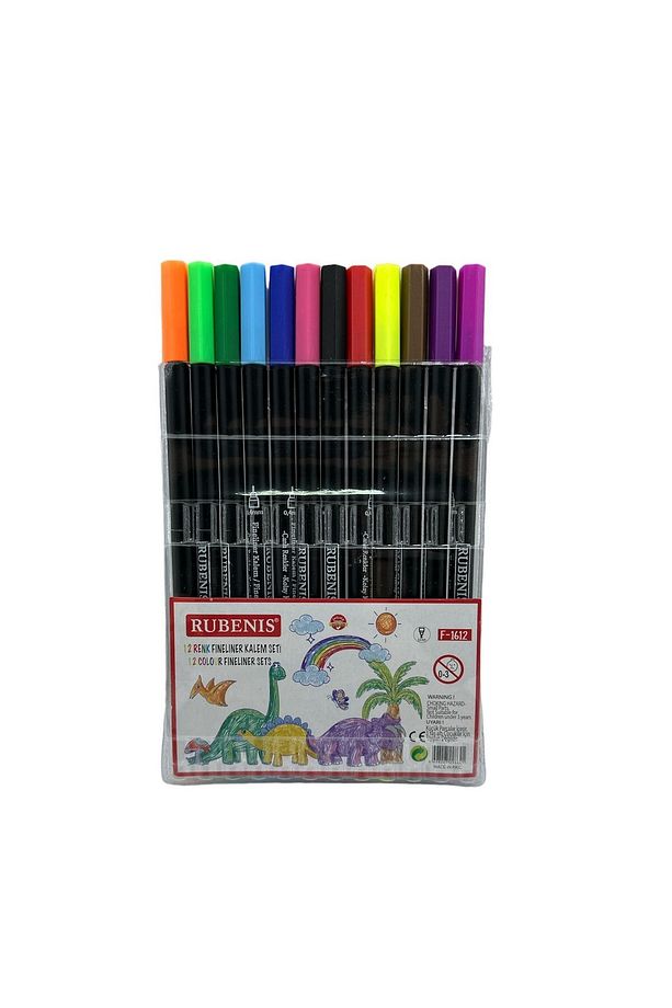 Fineliner Kalem Seti 12 Renk 0.4 Mm - 1