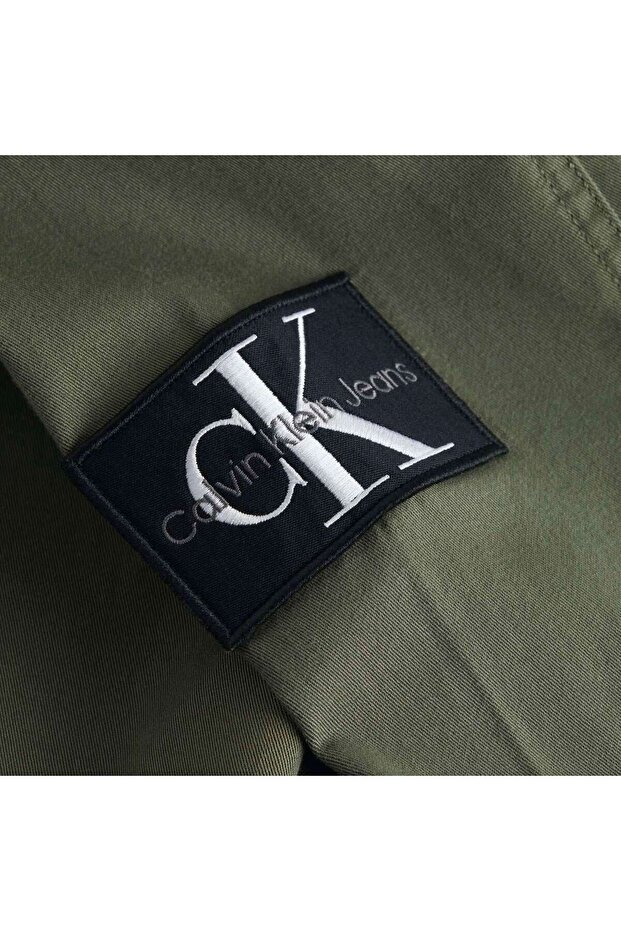Erkek Monologo Badge Relaxed Gömlek - 3