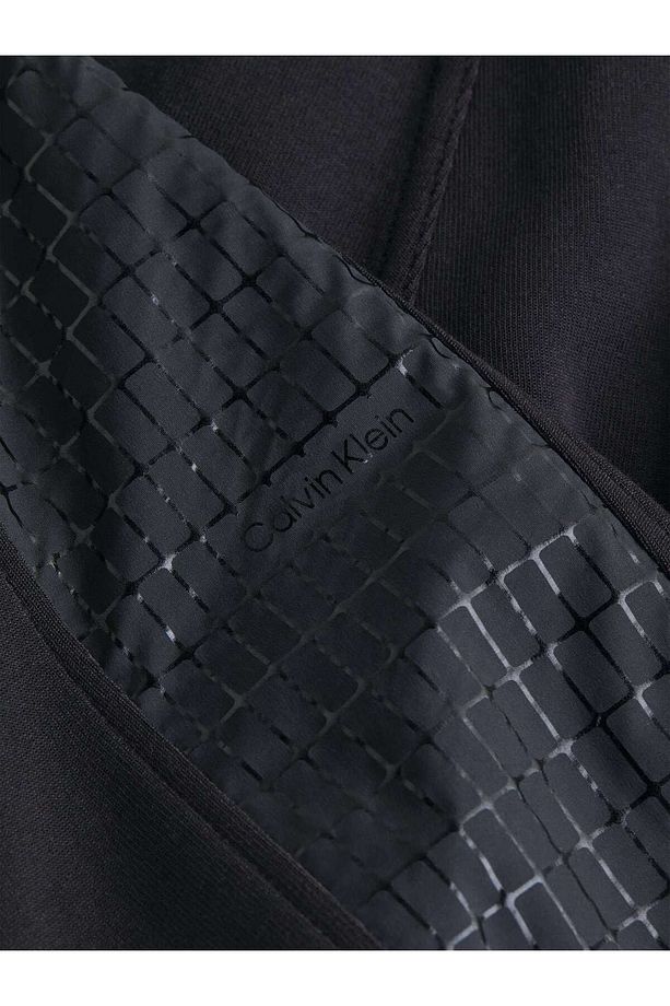 MIXED MEDIA INTERLOCK SWEATPANTS - 3