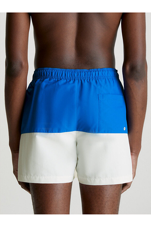 Erkek Medium Drawstring Deniz Şortu - 5