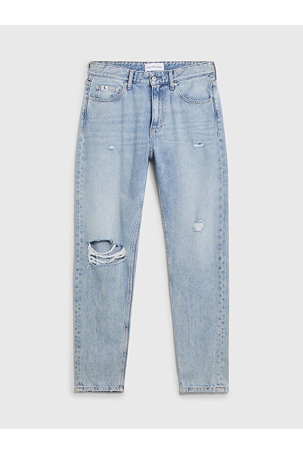 Erkek Regular Taper Jean Pantolon - 8