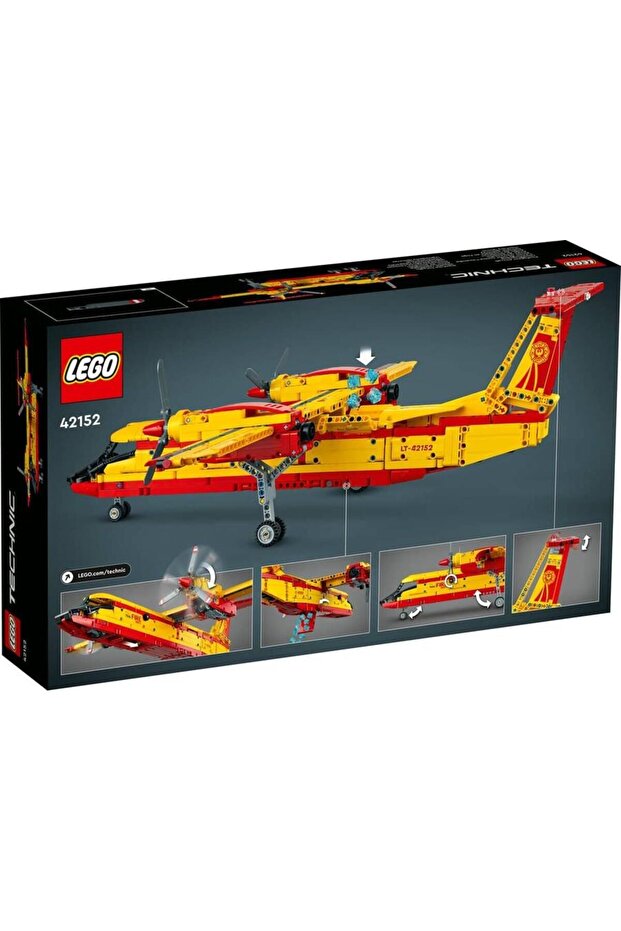 Technic İtfaiye Uçağı 42152-10 Yaş ve Üzeri Çocuklar İçin Model Uçak Projesi İçeren Yaratıcı Oy - 2