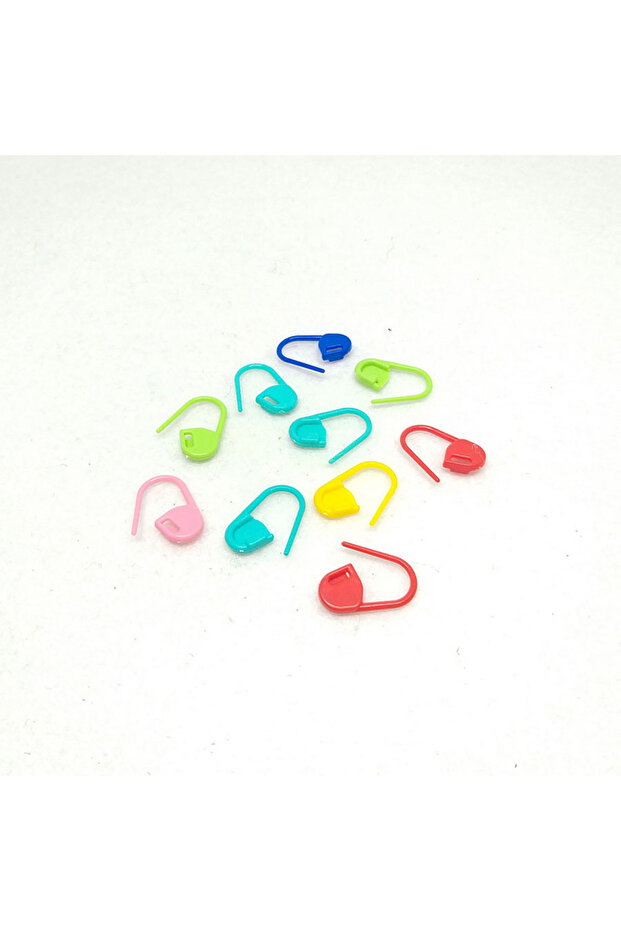 10 Pieces - Plastic Bookmark (Loop Marker) Loop Bookmark