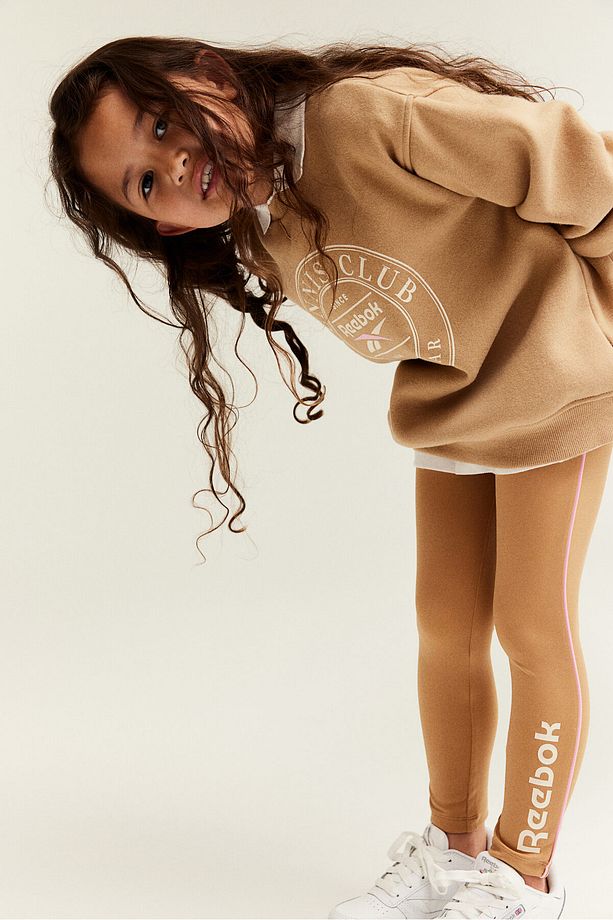 Kız Çocuk Bej Baskı Motifli Sweat - 5