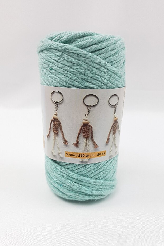 Macrame subțire verde apă - 1