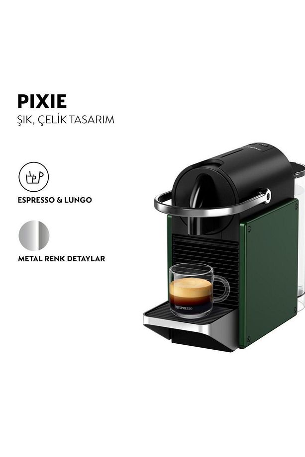 C62 Pixie Kahve Makinesi,Yeşil - 6
