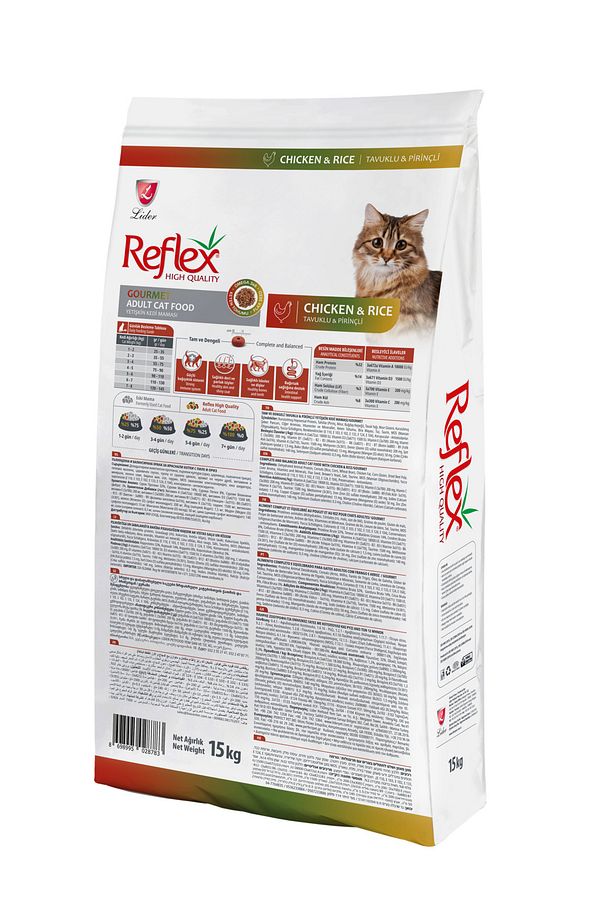 Gourmet Tavuklu Ve Pirinçli Yetişkin Kedi Maması 15 Kg - 5