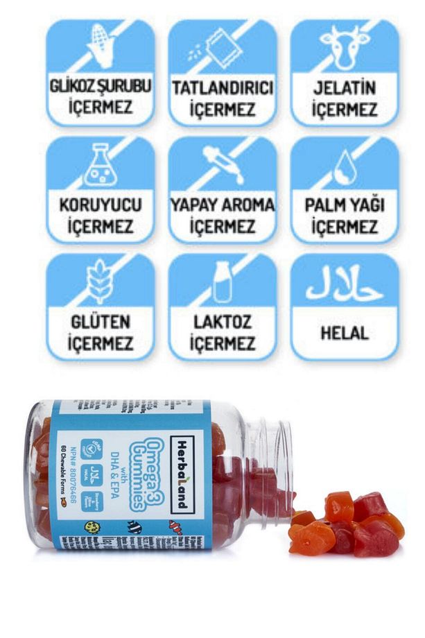 Gummies Omega-3 Dha&epa Gummies Multivitamin Ve Mineral Çiğnenebilir Form - 2