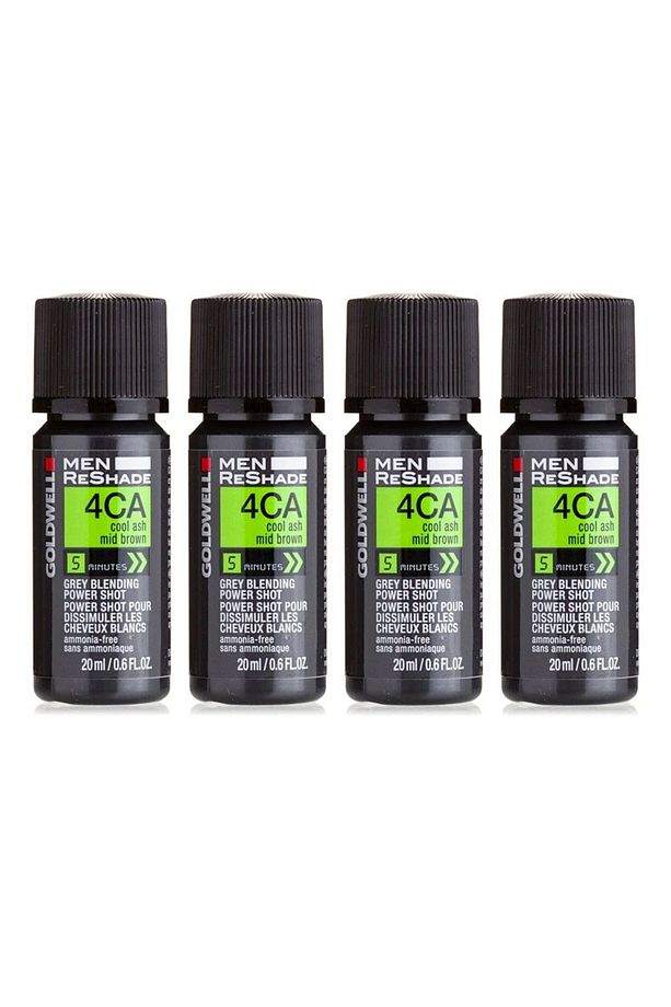 Men Reshade 4ca Erkeklere Özel Köpük Boya 4x20ml + Developer Uygulama Losyonu 250ml - 2