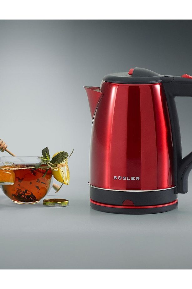 Ss-4110 Red Spring Paslanmaz Su Isıtıcı Kettle 1,8 Lt 2000w - 2