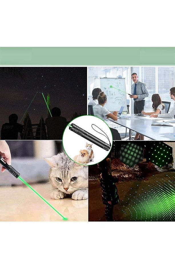 Volemi V-009 Pro Series Yeşil Lazer Pointer Şarjlı Pilli 1000Mw Cep Boy Lazer - 5