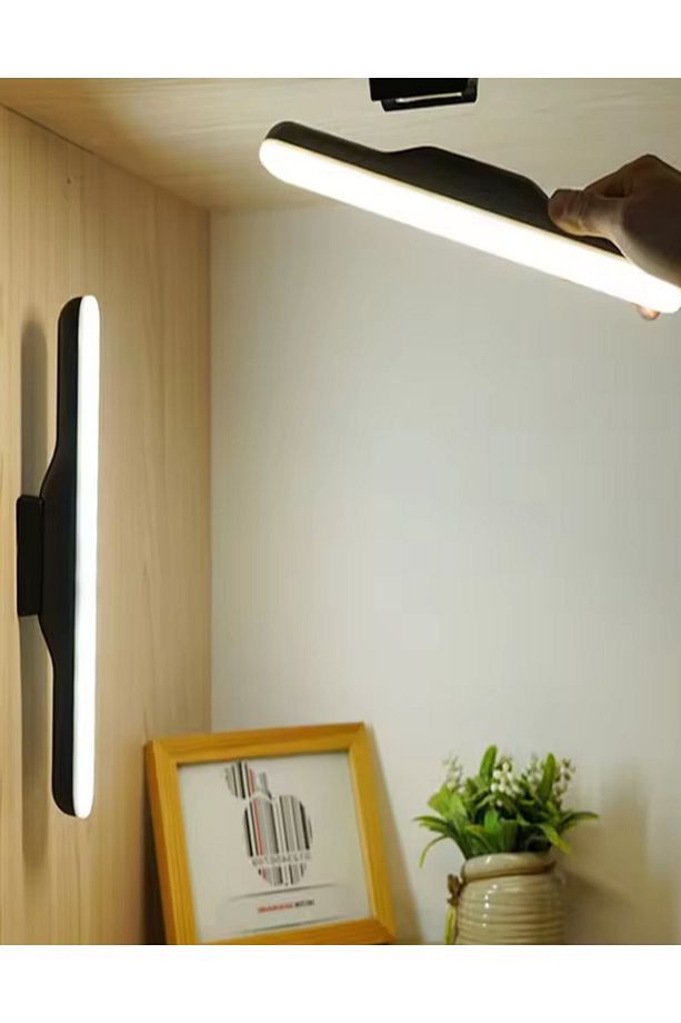 Şarjlı Mıknatıslı Yapışkanlı Kablosuz Led Spot Aplik Mutfak Tezgah Altı Spot Lamba Aplik 3 Renk - 3