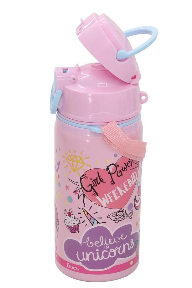 Unicorn Çelik Suluk ve Matara 500 Ml Pipetli Askı İpli Matara 42676 - 3