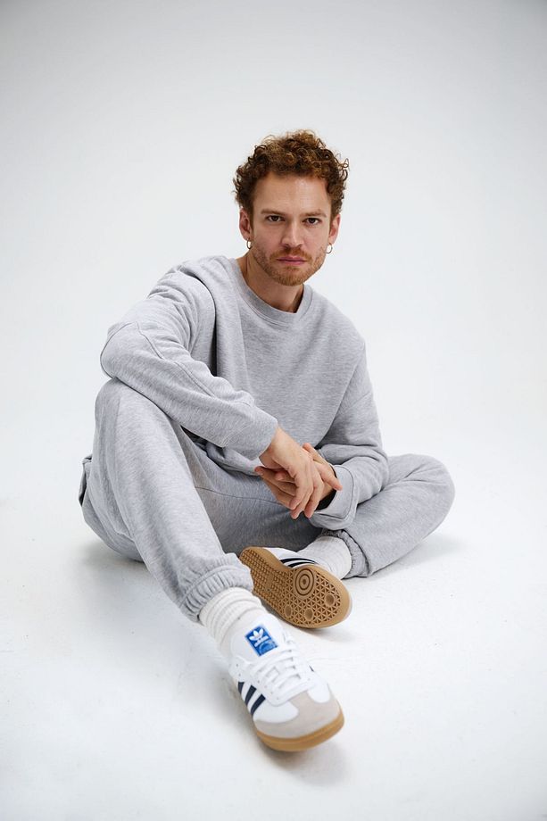 Erkek Timeless Jogger Gri Eşofman Altı - 5