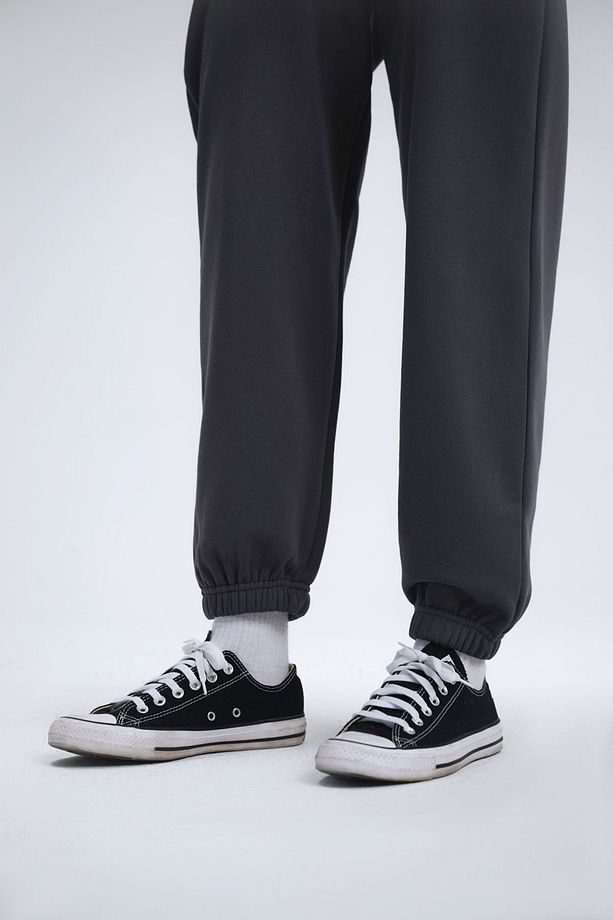 Kadın Timeless Jogger Antrasit Eşofman Altı - 3