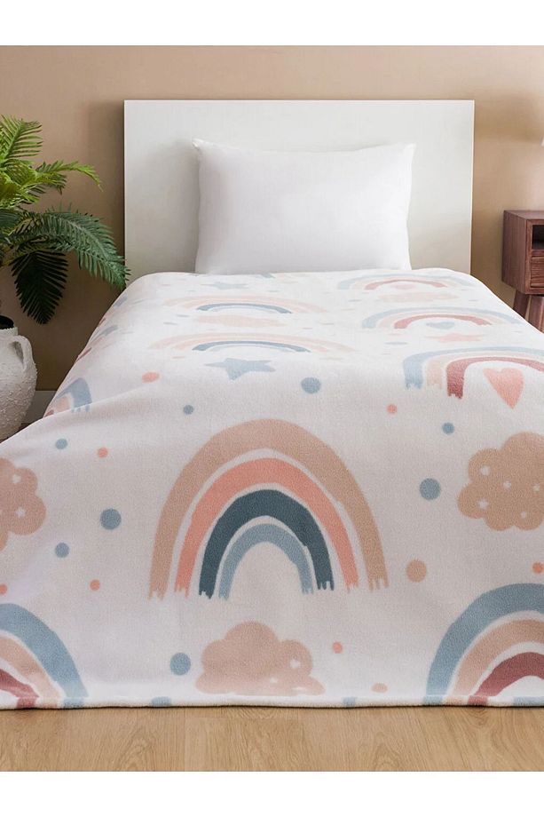 LCW HOME Desenli Tek Kişilik Battaniye 150x220 Cm - 1