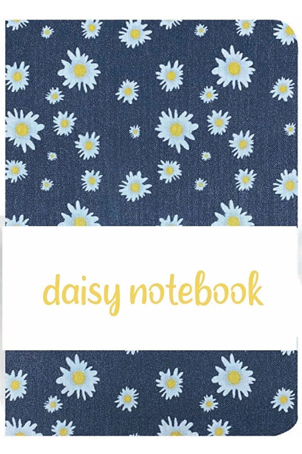 Daisy Patterned Notebook School Notebook A5 120 Sheets Lined - 1