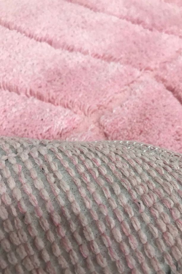 Jungle Leaf Pembe 60x100 Cm Banyo Paspası Akrilik - 2
