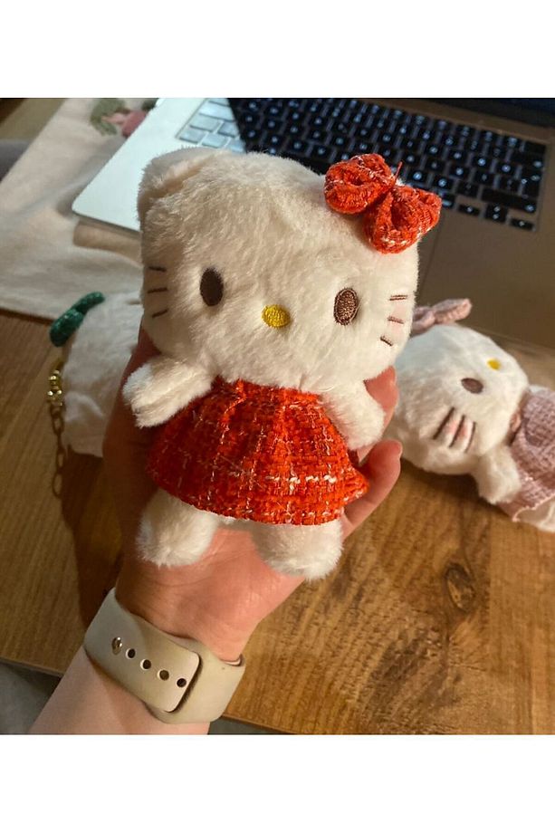 1 ADET peluş büyük boy anahtarlık, çanta SÜSÜ, hediyelik - 2