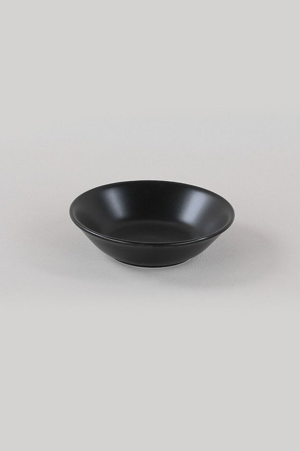 Mat Siyah Hitit  Yemek Tabağı 18 Cm 6 Adet - 3