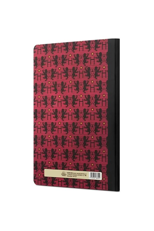 Harry Potter Hogwarts 80 Sheets Unlined Notebook - A5, 15X21 Mm, Gryffindor Concept - 2