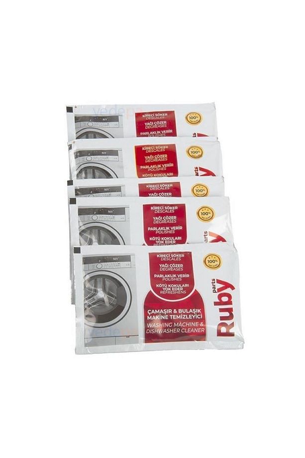Çamaşır ve Bulaşık Makinası Temizleyici 5 Paket - 2