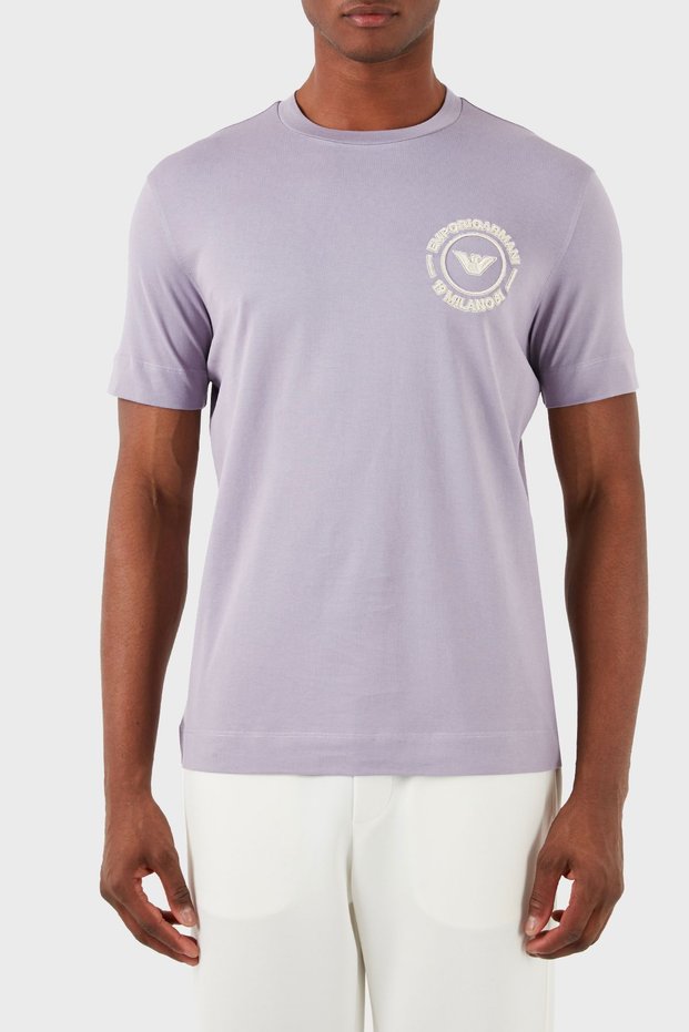 Cotton Regular Fit Crew Neck T Shirt Men's T SHIRT 3D1TG8 1JOCZ 08A9