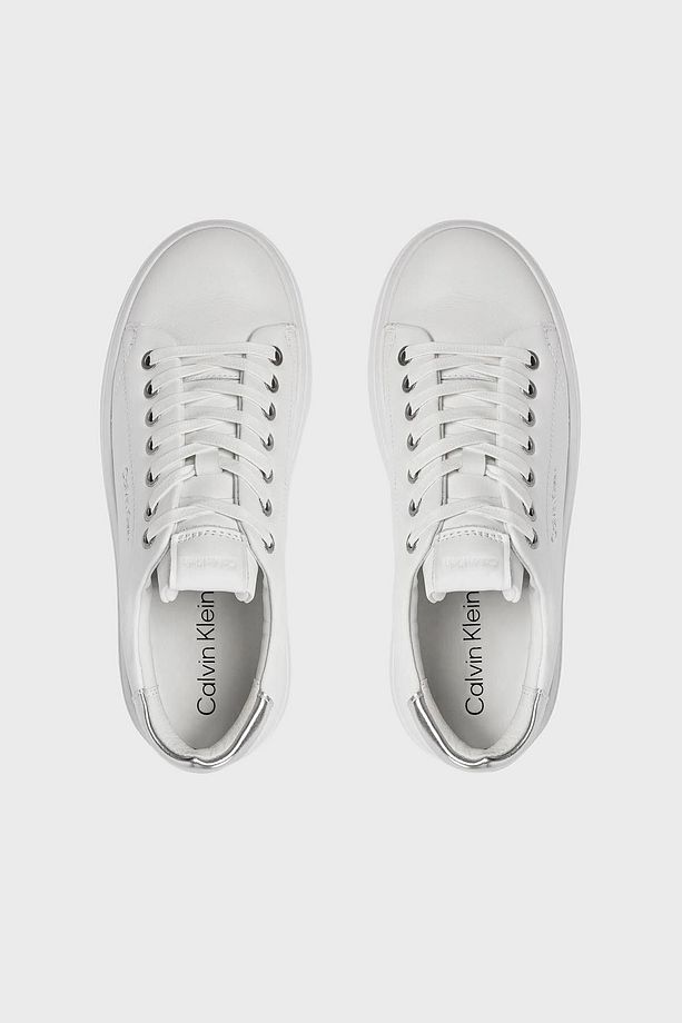 Kalın Tabanlı Deri Sneaker Ayakkabı HW0HW018610K6 AYAKKABI HW0HW01861 0K6 - 6
