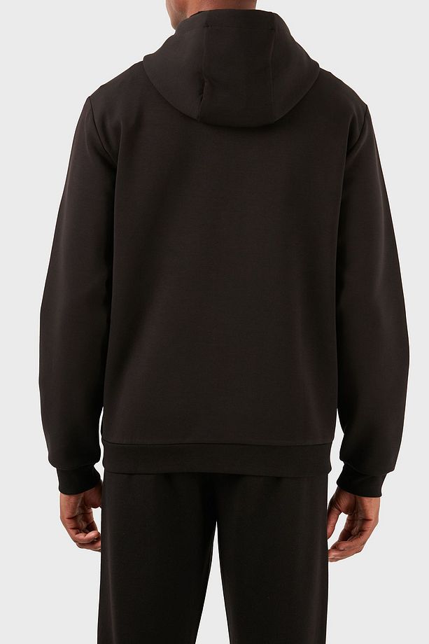 Logolu Pamuklu Kapüşonlu Regular Fit Fermuarlı Sweat Erkek SWEAT 3DPM82 PJUEZ 1200 - 4