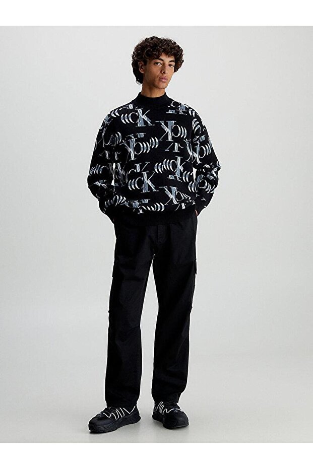 REAL CK AOP SWEATER - 2