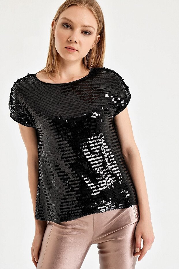 Kadın Siyah Bluz - 4