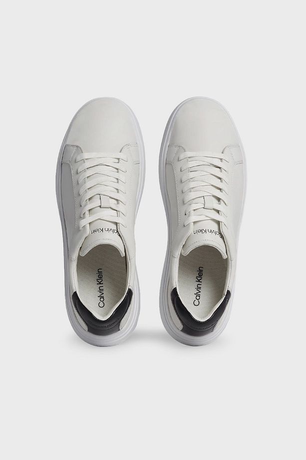 Logolu Deri Sneaker Ayakkabı Hm0hm010160k9 Erkek Ayakkabı Hm0hm01016 0k9 - 4