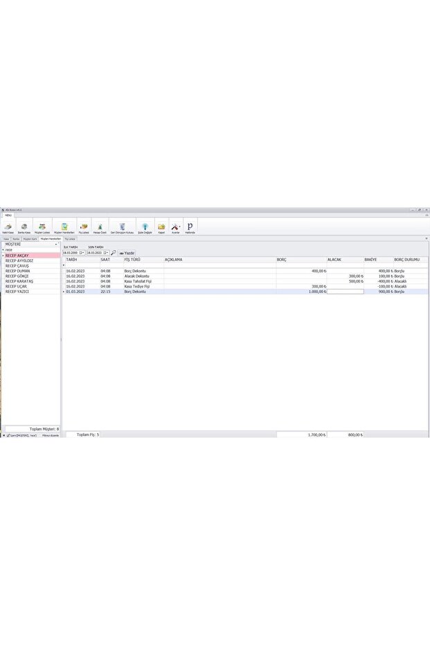 Online Cari Takip Programı - 5