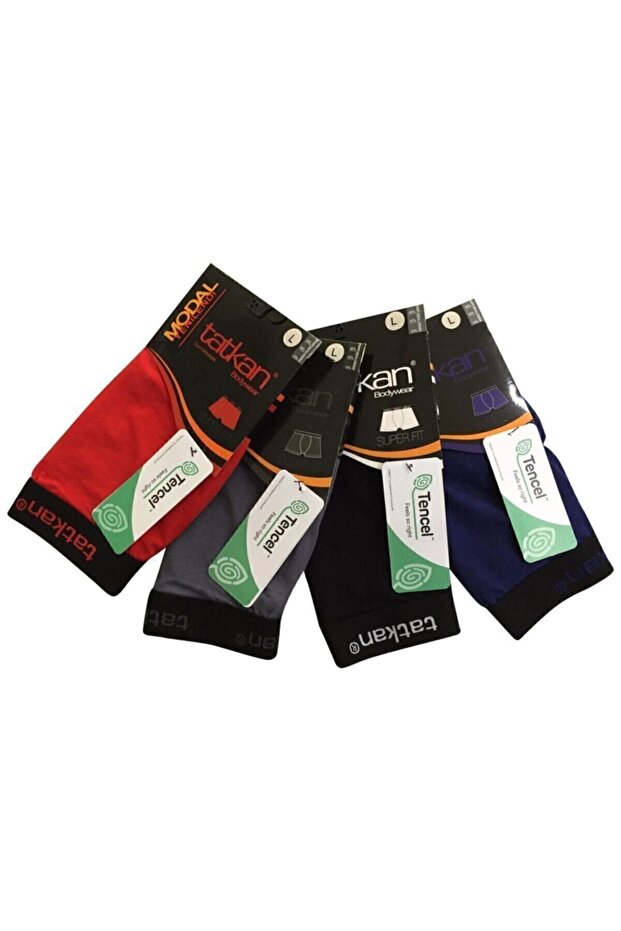 Pack of 4 Modal Lycra Men's Boxers Healthy Comfortable Wraps the Body Does Not Fade