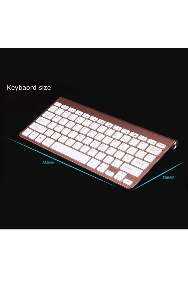 Lenovo Tab 2 A7-10 Kablosuz Taşınabilir Wireless Klavye Mouse Set 2.4 Ghz - 4