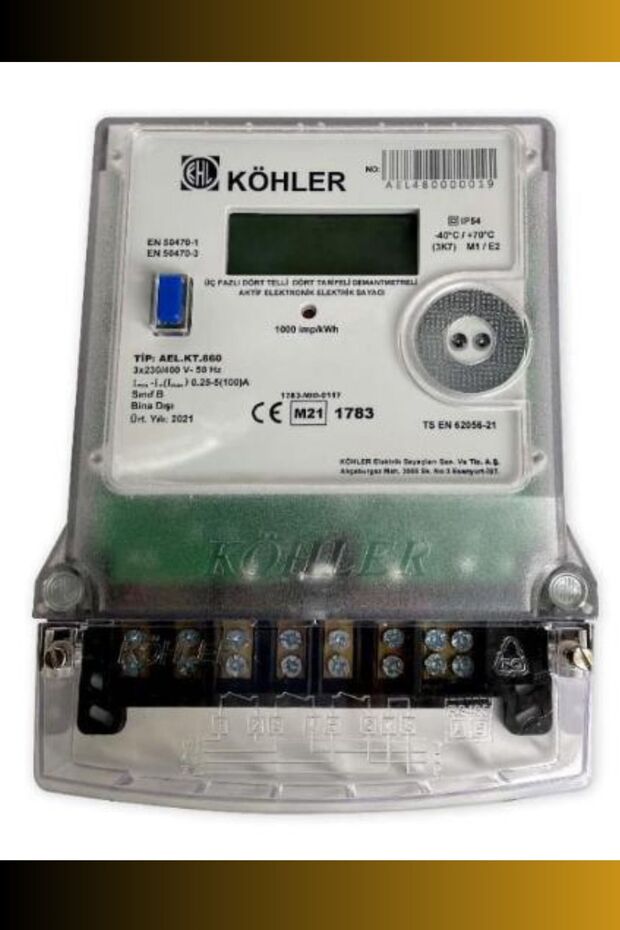 KÖHLER TRİFAZE SAYAÇ - 1