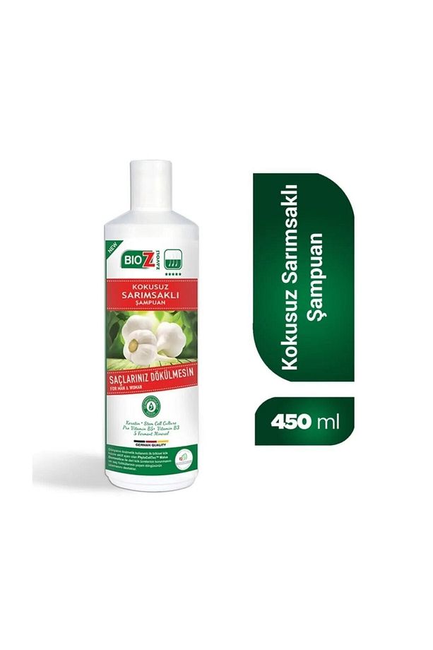 Saç Dökülmesine Karşı Kokusuz Sarımsaklı Şampuan 450 ml - 3