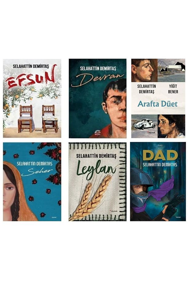 Dad - Seher - Efsun- Leylan - Devran - Arafta Düet / ORJİNALKİTAP- 6 Kitap Set- Selahattin Demirtaş - 1
