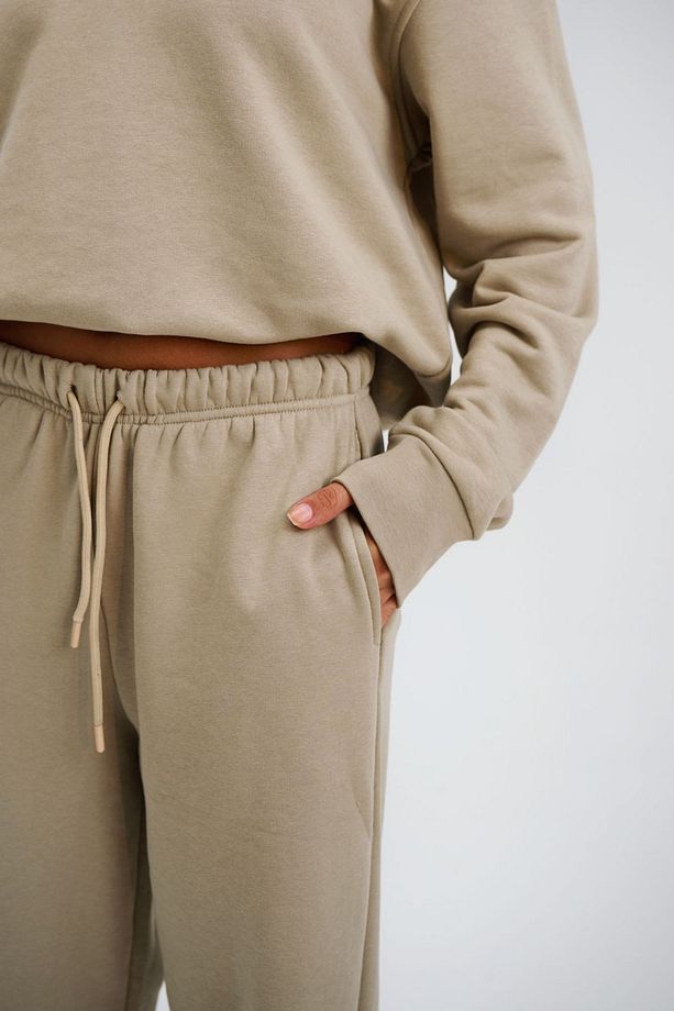 Kadın Timeless Jogger Vizon Eşofman Altı - 5