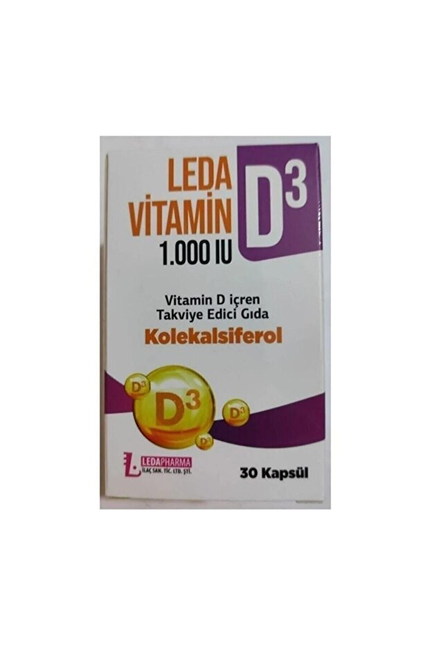 Pharma Vitamin D3 (30 Kapsül) - 1