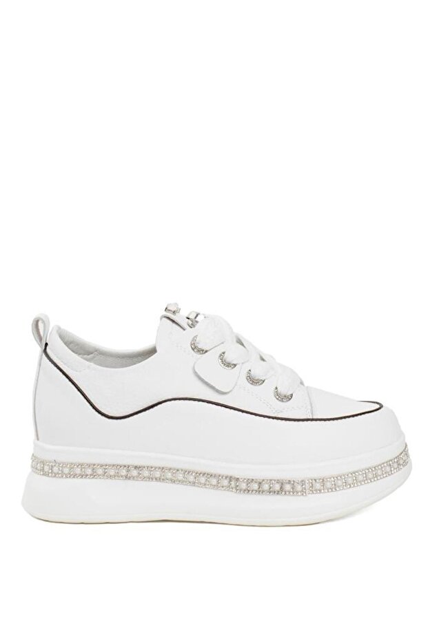 24K308-1 Women's Sneakers - Stone Wrap and Thick Sole Shoes