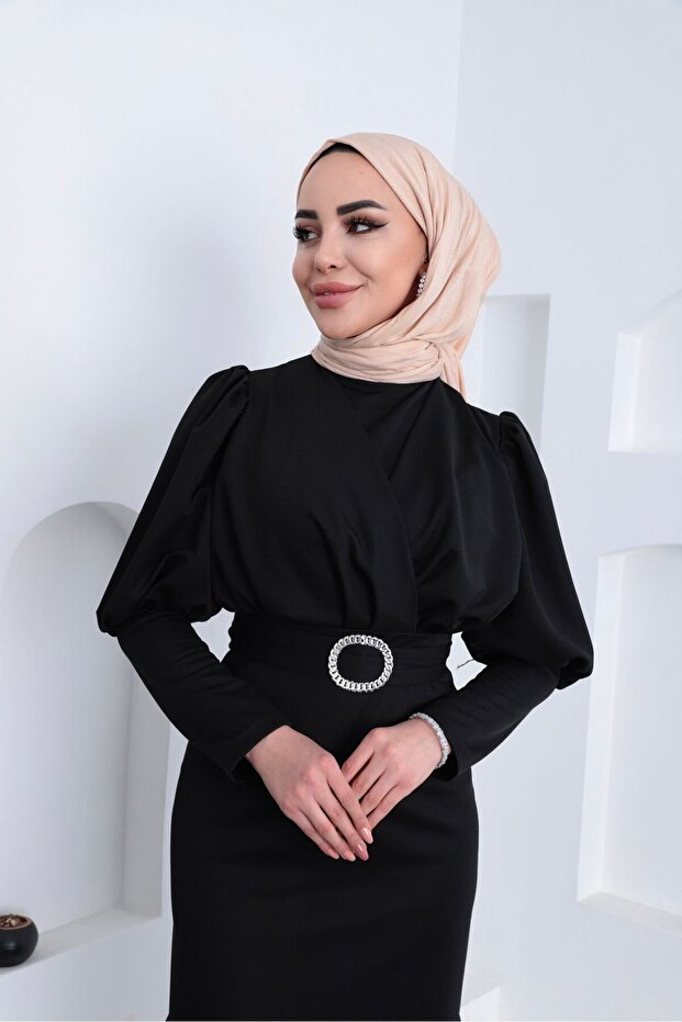 ÇAPRAZ SUKUBA ELBİSE - 4