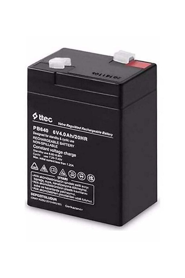 6 Volt 4 Amper Kuru Akü 6v 4a Üretim Ocak 2024 - 1